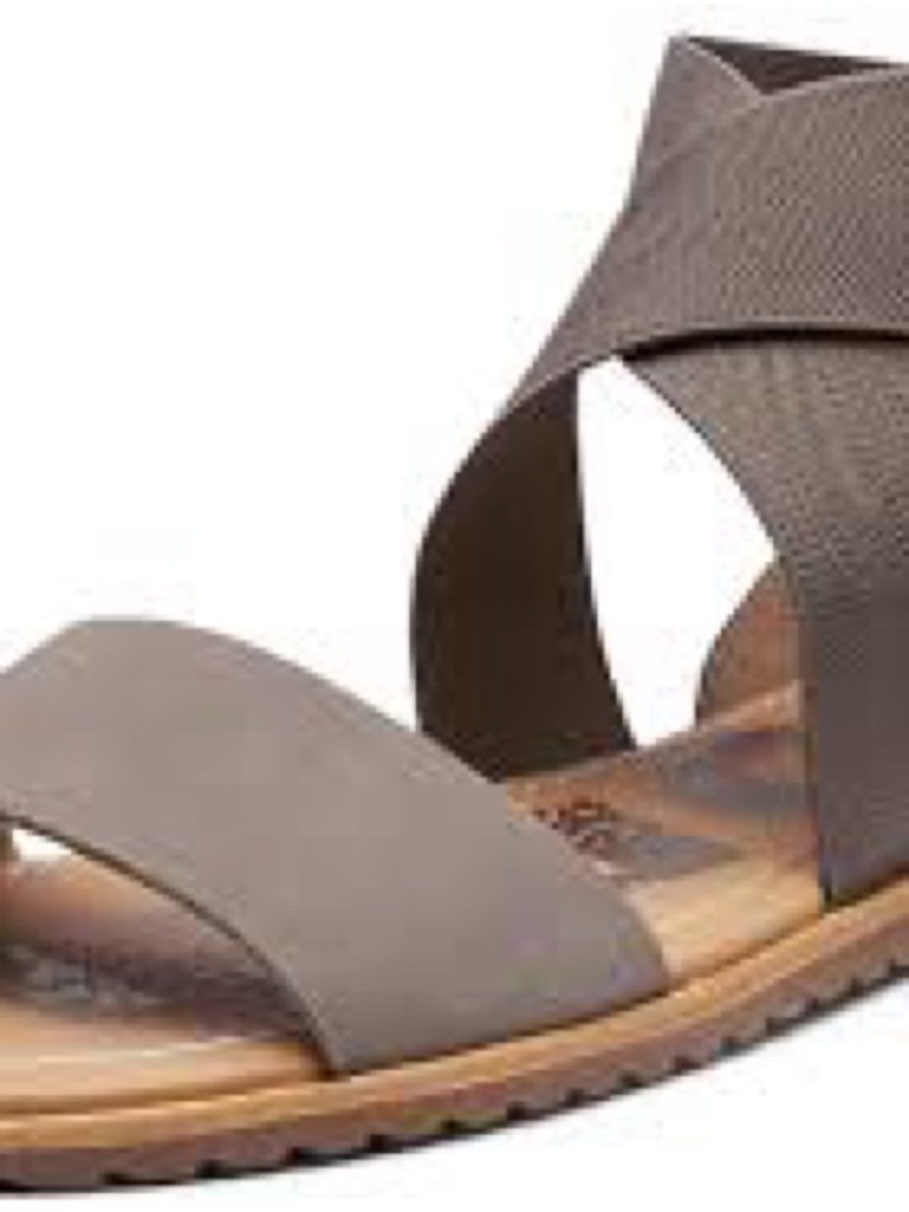 SOREL Ella II Strappy Olive Crisscross Elastic Sandals Women’s 8.5 - Picture 16 of 16